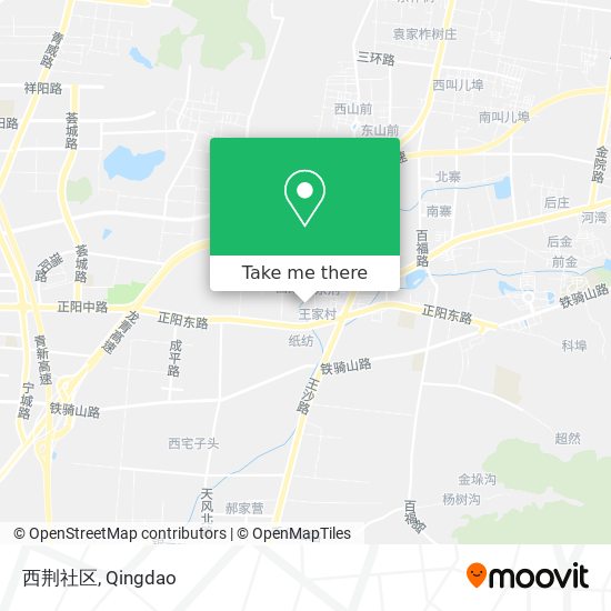 西荆社区 map