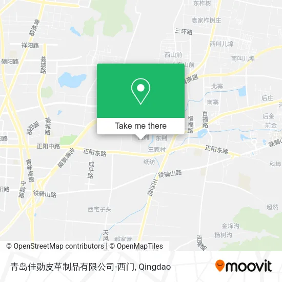 青岛佳勋皮革制品有限公司-西门 map