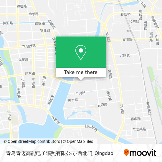 青岛青迈高能电子辐照有限公司-西北门 map
