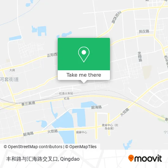 丰和路与汇海路交叉口 map