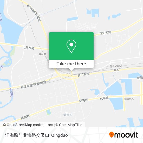 汇海路与龙海路交叉口 map