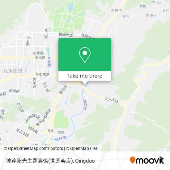 彼岸阳光主题宾馆(世园会店) map