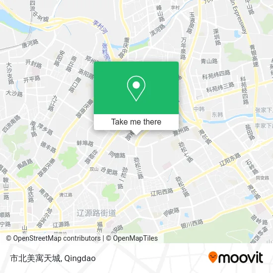 市北美寓天城 map