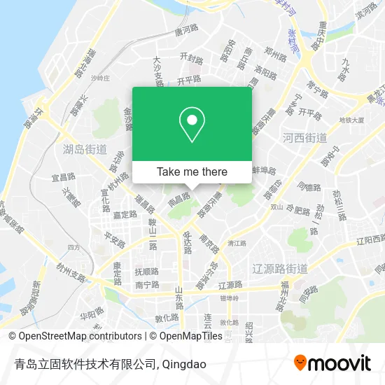 青岛立固软件技术有限公司 map