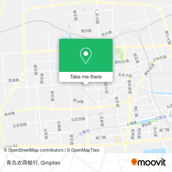 青岛农商银行 map
