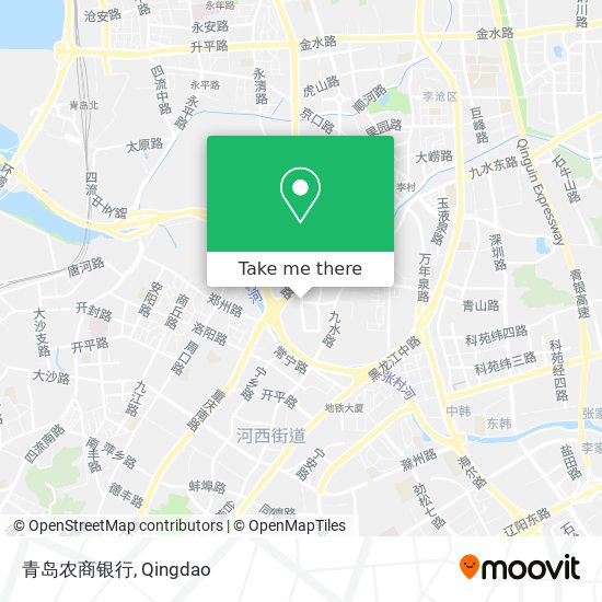 青岛农商银行 map