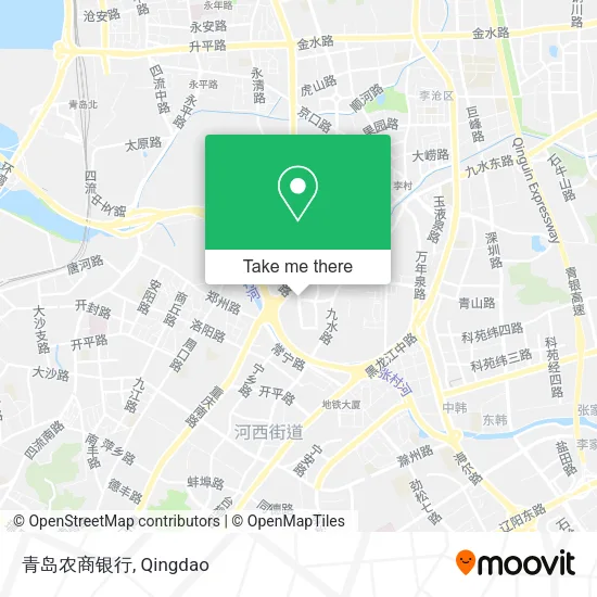 青岛农商银行 map