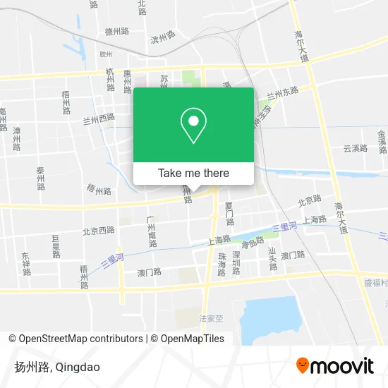 扬州路 map