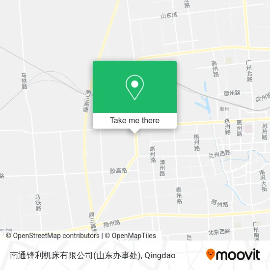 南通锋利机床有限公司(山东办事处) map