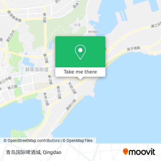 青岛国际啤酒城 map