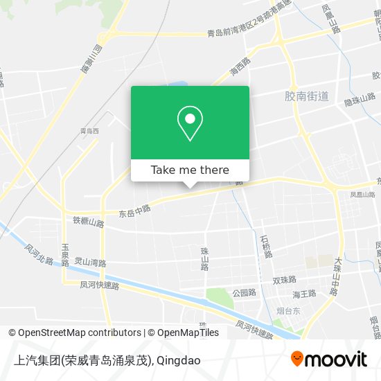 上汽集团(荣威青岛涌泉茂) map