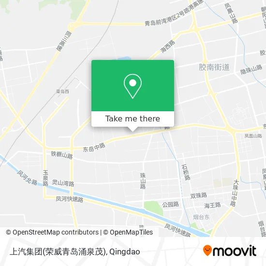 上汽集团(荣威青岛涌泉茂) map