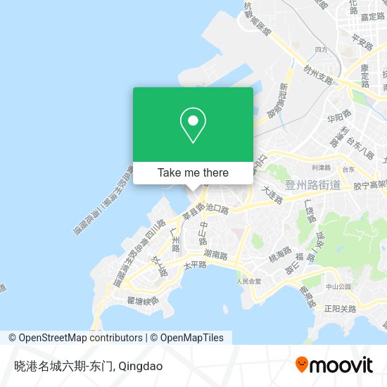 晓港名城六期-东门 map