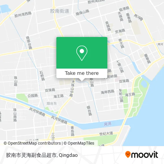 胶南市灵海副食品超市 map