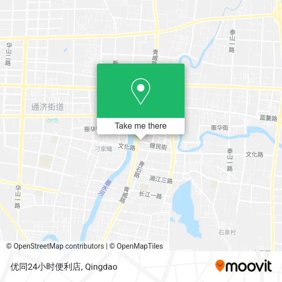 优同24小时便利店 map