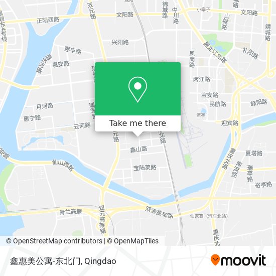 鑫惠美公寓-东北门 map