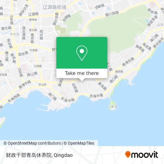 财政干部青岛休养院 map