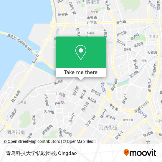 青岛科技大学弘毅团校 map
