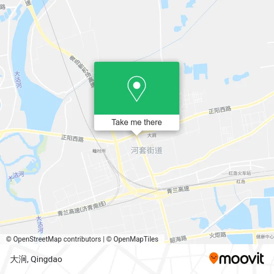 大涧 map