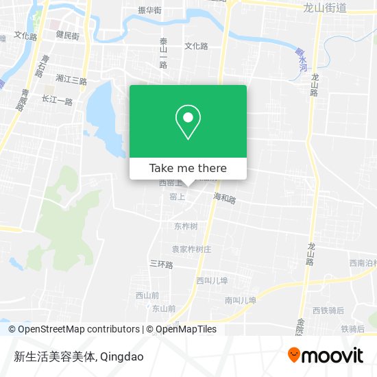 新生活美容美体 map