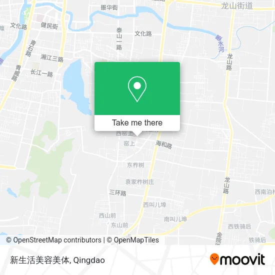 新生活美容美体 map