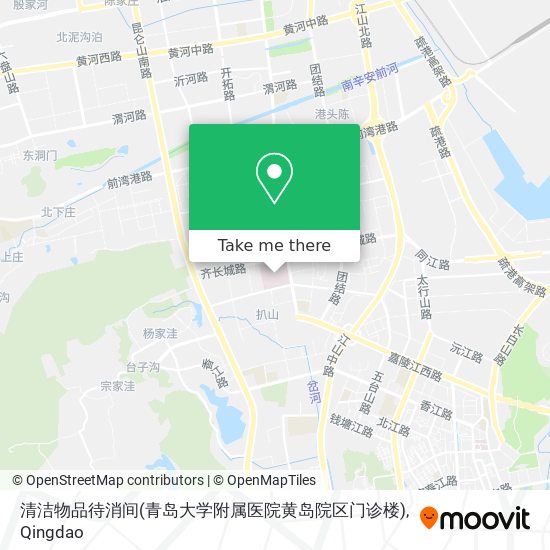 清洁物品待消间(青岛大学附属医院黄岛院区门诊楼) map