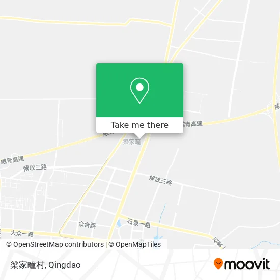 梁家疃村 map