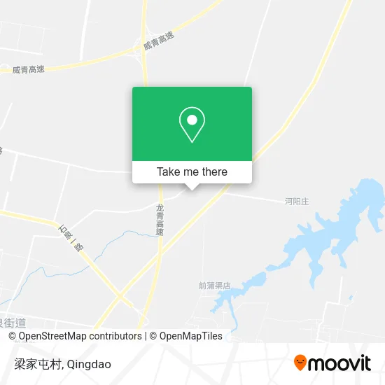 梁家屯村 map