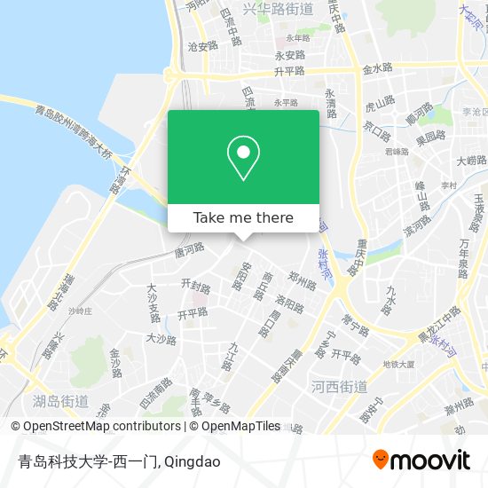 青岛科技大学-西一门 map