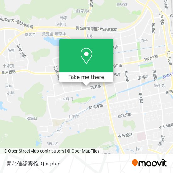 青岛佳缘宾馆 map