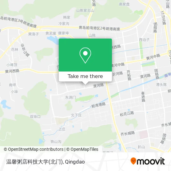 温馨粥店科技大学(北门) map