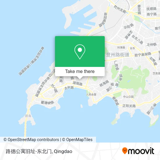 路德公寓旧址-东北门 map