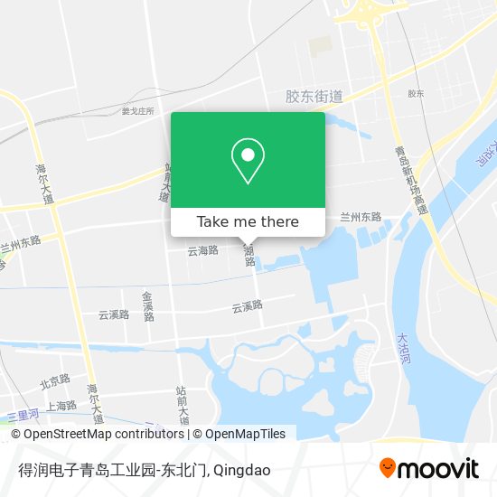 得润电子青岛工业园-东北门 map