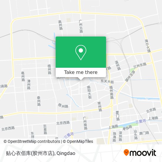 贴心衣佰库(胶州市店) map