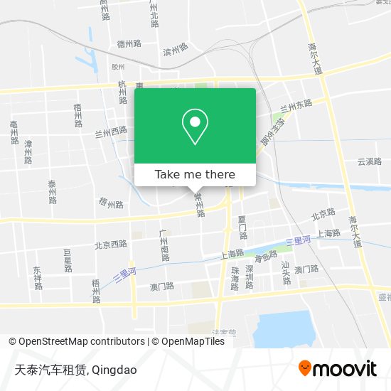 天泰汽车租赁 map