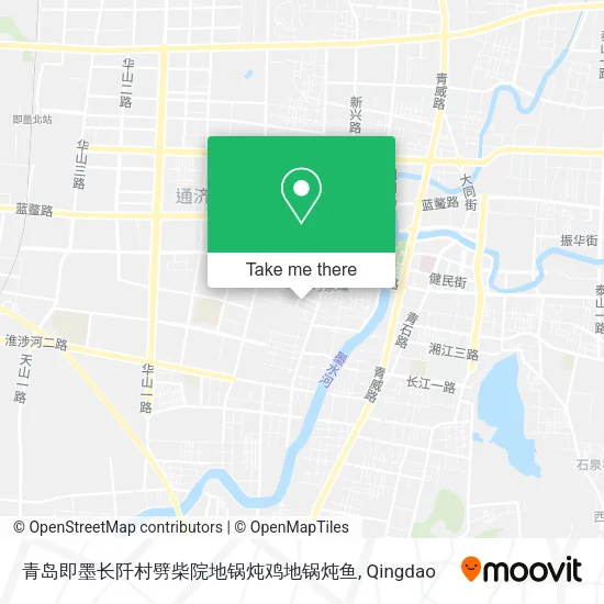 青岛即墨长阡村劈柴院地锅炖鸡地锅炖鱼 map
