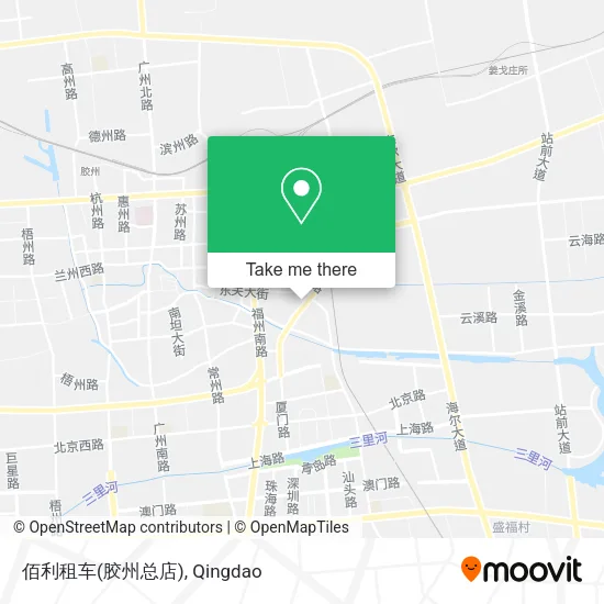 佰利租车(胶州总店) map