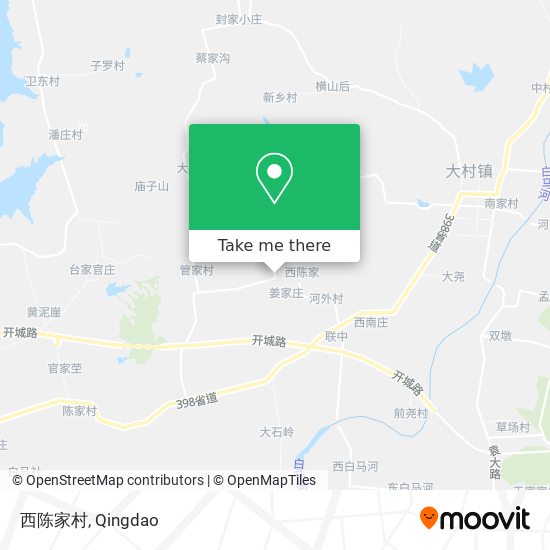 西陈家村 map