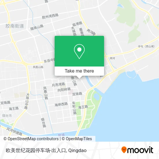 欧美世纪花园停车场-出入口 map