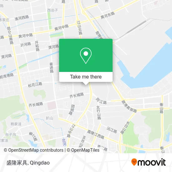 盛隆家具 map
