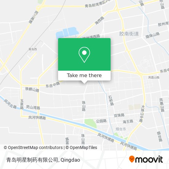 青岛明星制药有限公司 map