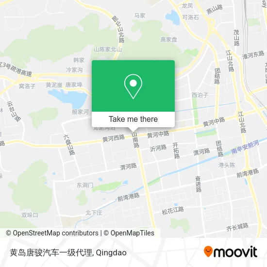 黄岛唐骏汽车一级代理 map