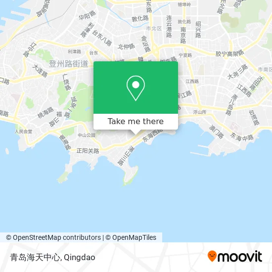 青岛海天中心 map