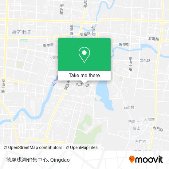 德馨珑湖销售中心 map