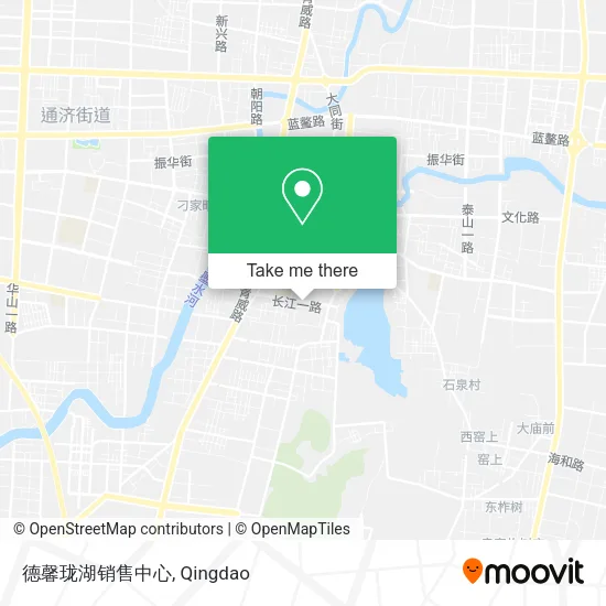 德馨珑湖销售中心 map