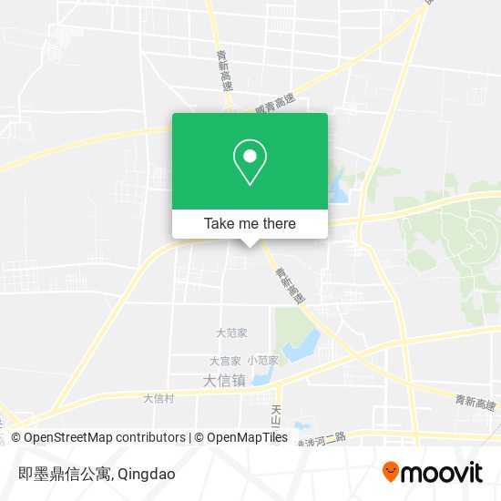 即墨鼎信公寓 map