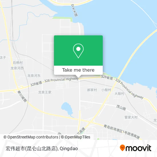 宏伟超市(昆仑山北路店) map