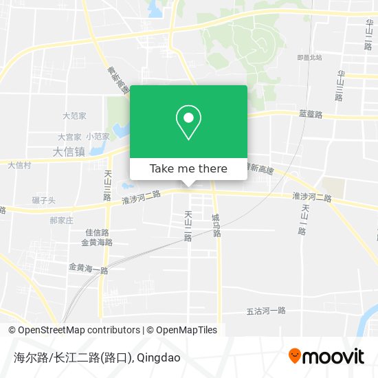 海尔路/长江二路(路口) map