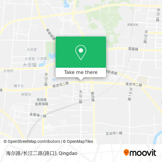 海尔路/长江二路(路口) map