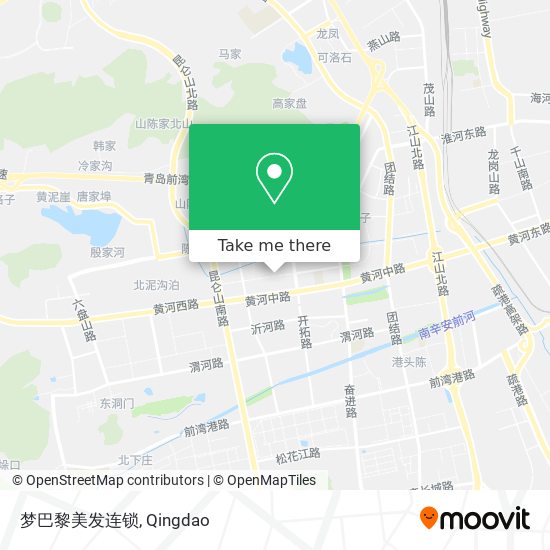 梦巴黎美发连锁 map